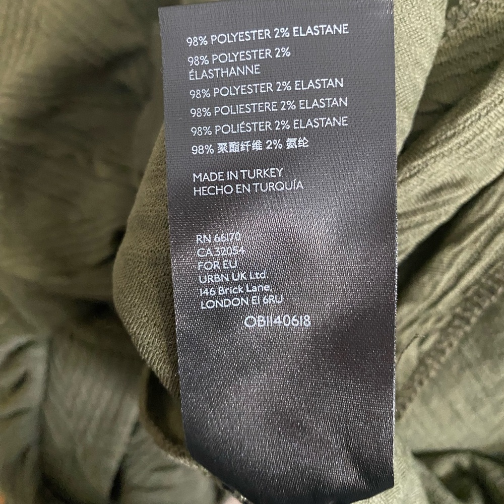 New Free People Small Olive Smoke Violet Mini Dress - Picture 8 of 10